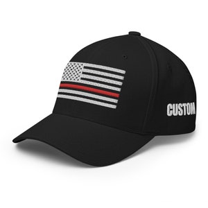 Thin Red Line - Hat Etsy