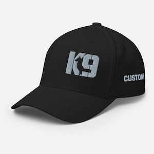 Custom K9 Handler Hat – Personalized Police K9 Flexfit Cap – Dog Unit Gift