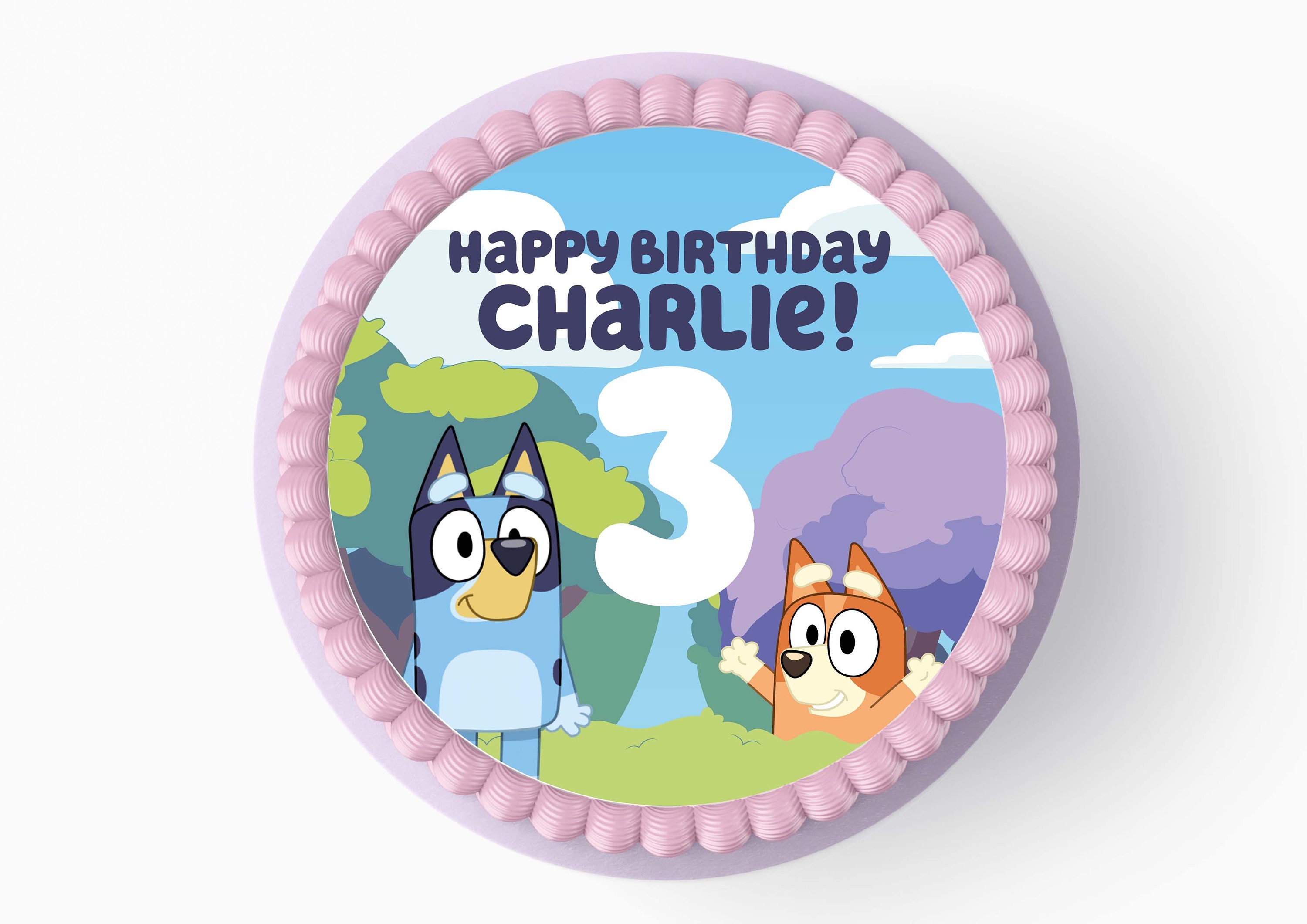 Bluey Birthday Cake Topper Uk Printable Templates Free