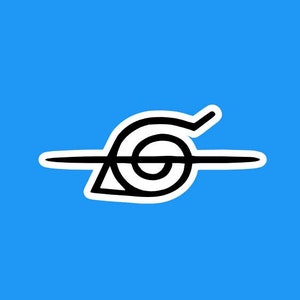 Konoha Leaf Village Rogue Ninja Sticker (20 Colors Available)