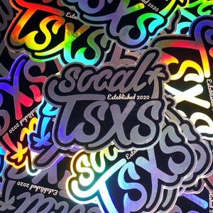 SoCalTSXs Holographic Stickers