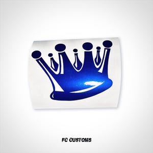 King Crown Decal (80+ Colors Available)
