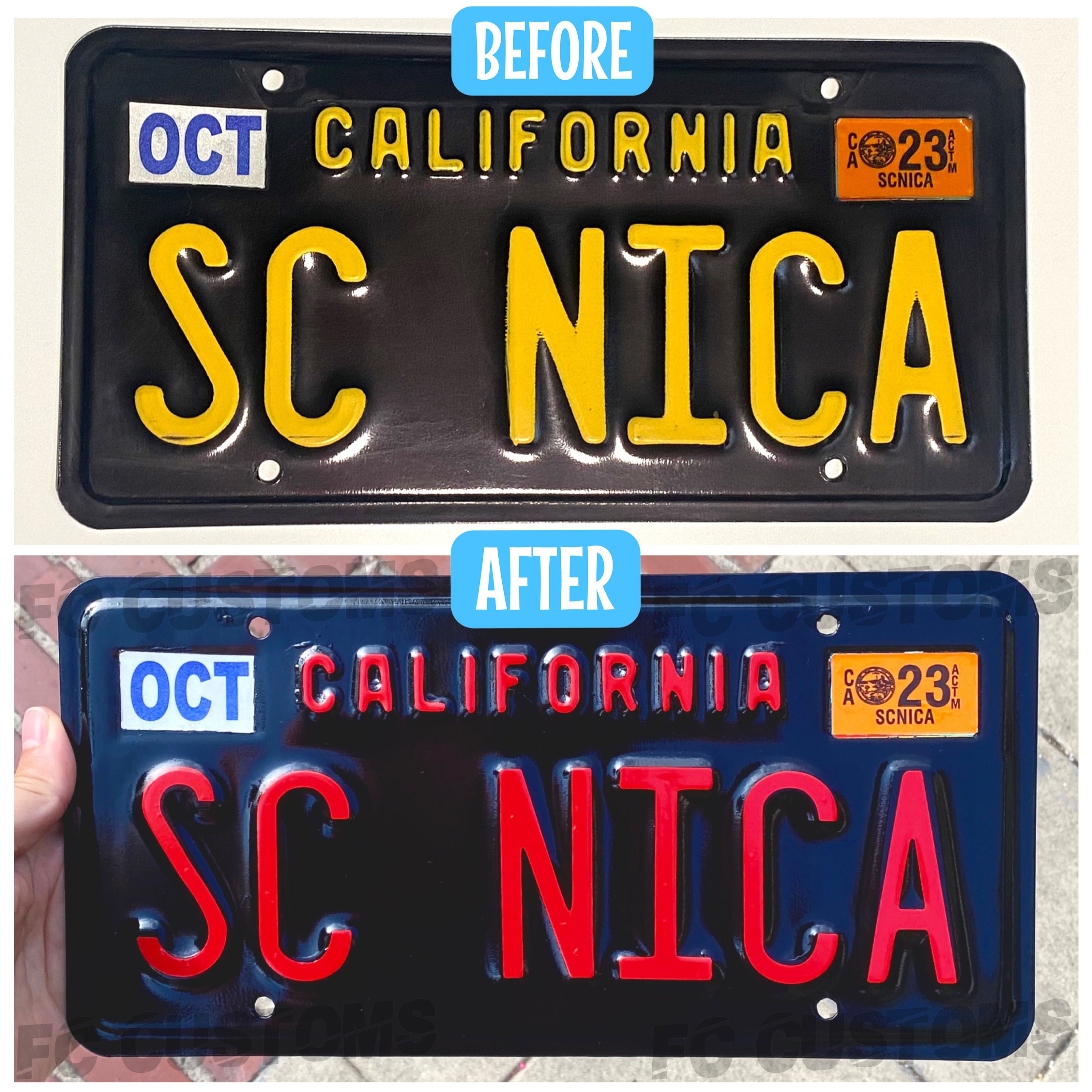 Shop Reflective California Car License Plates