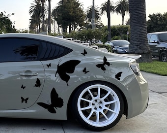 Big Butterfly Livery Car Decals (80+ Colors Available)