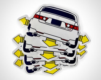 JDM Car Widebodied & Lowered Stickers