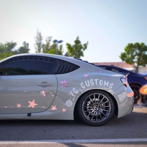 Star Livery Car Decals (80+ Colors Available)