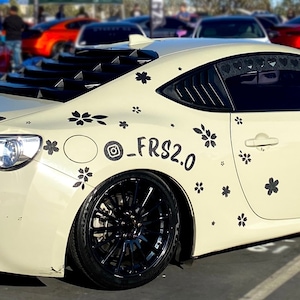 Cherry Blossom Livery Car Decals (80+ Colors Available)