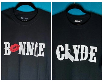 Bonnie & Clyde Couples T-Shirts