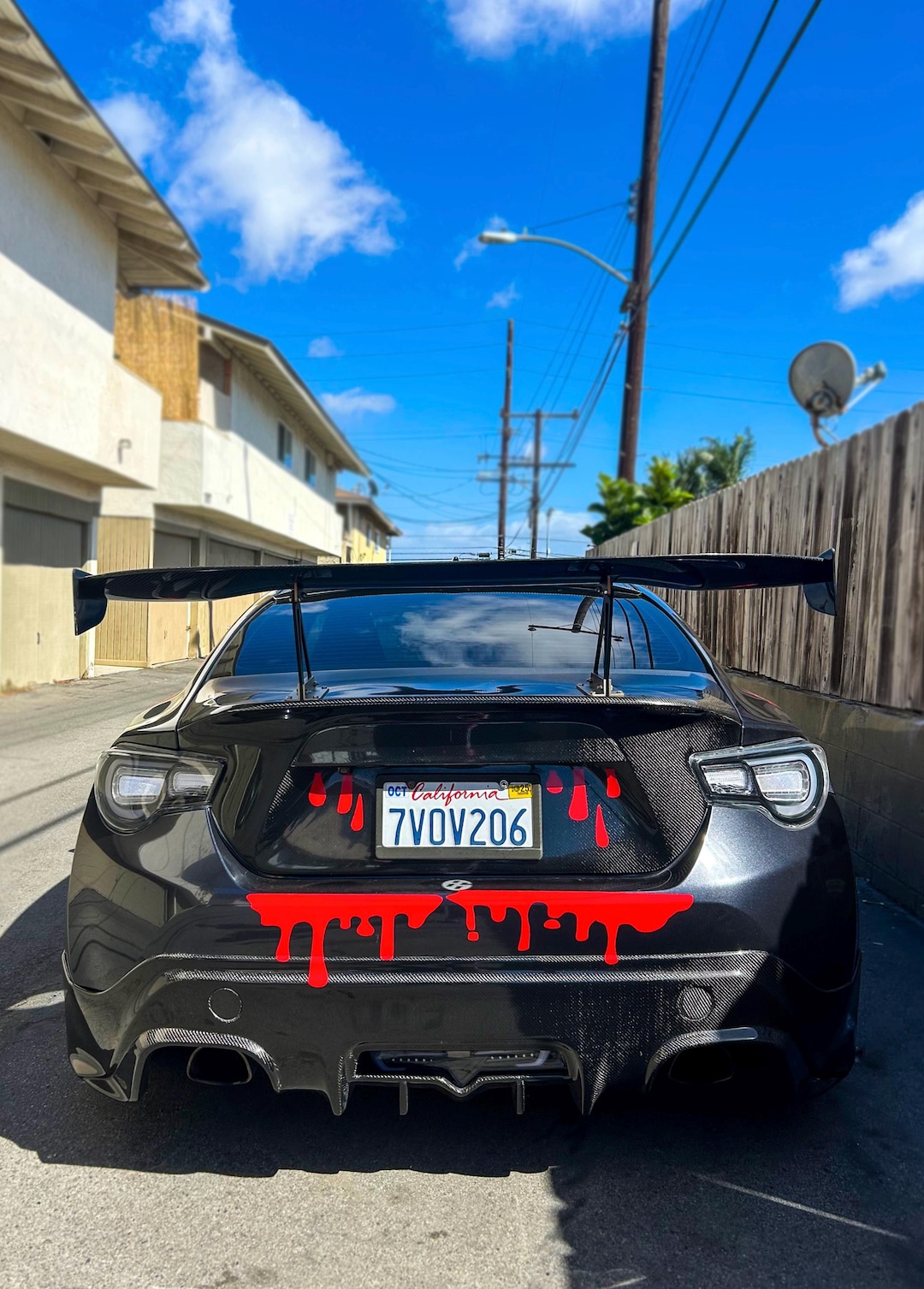 Spooky Season Blood Drip Halloween Car Trunk/bumper Decals (80+ Colors ...