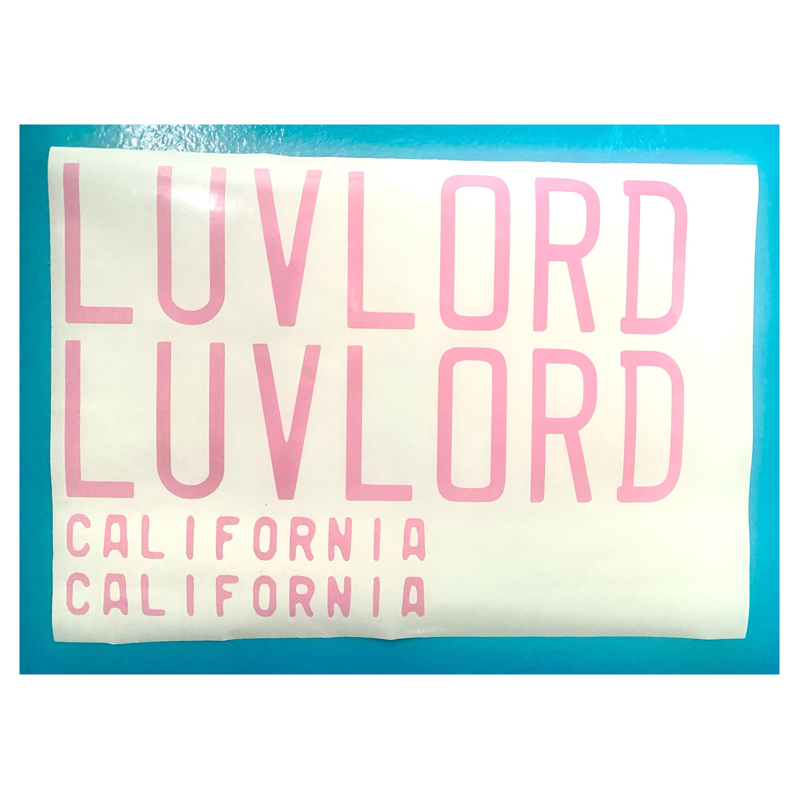 California License Plate Vinyl Wrap Kit custom Colors Etsy