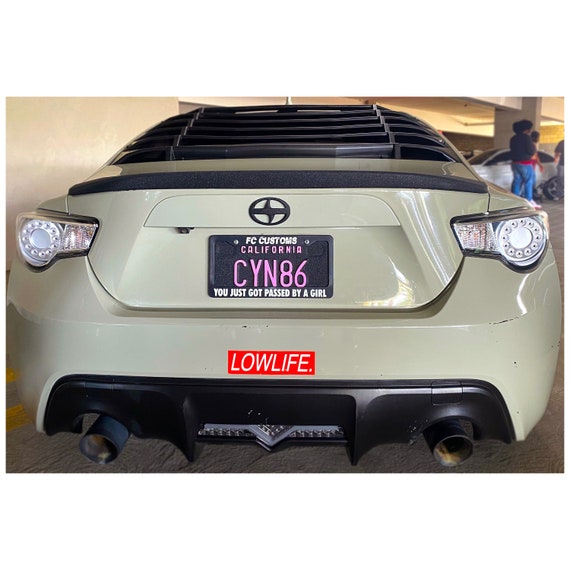 California License Plate Vinyl Wrap Kit custom Colors Etsy