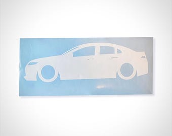 Custom Car Outline Decal