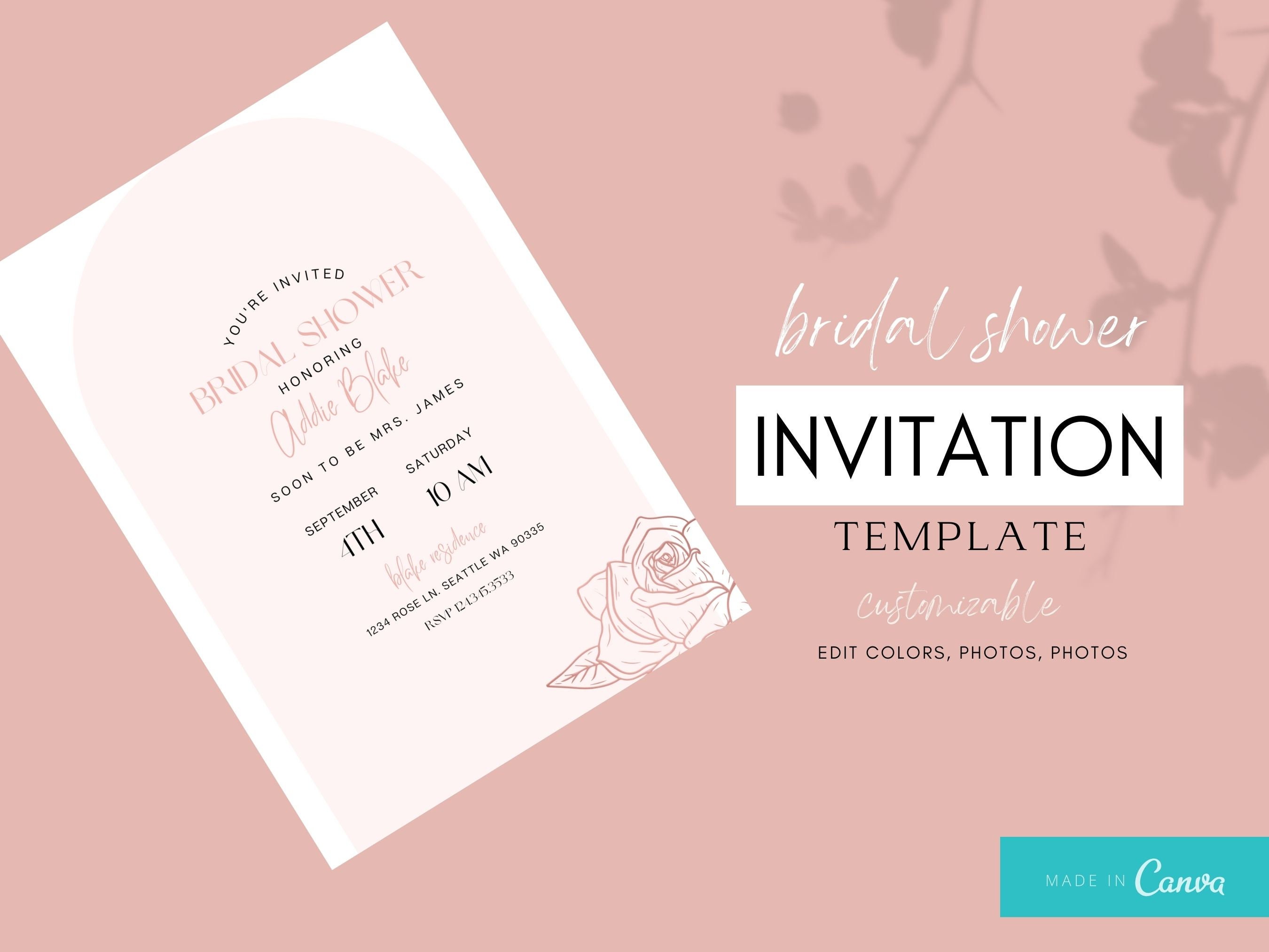 Exquisite Bridal Invitations for Your Perfect Day - Etsy