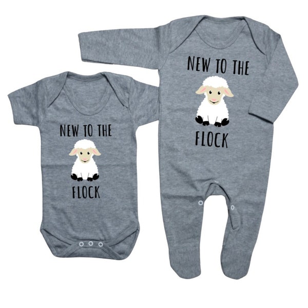 New to the Flock Sheep Baby Shower / Newborn Gift