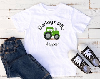 Children's Tractor T-Shirt: Daddy's Little Helper Tee
