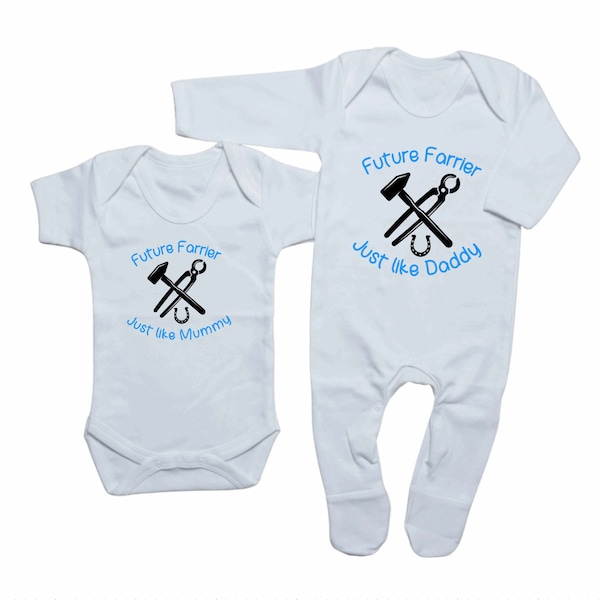 Farrier Baby clothes, Future Farrier, Newborn Gift, baby shower gift