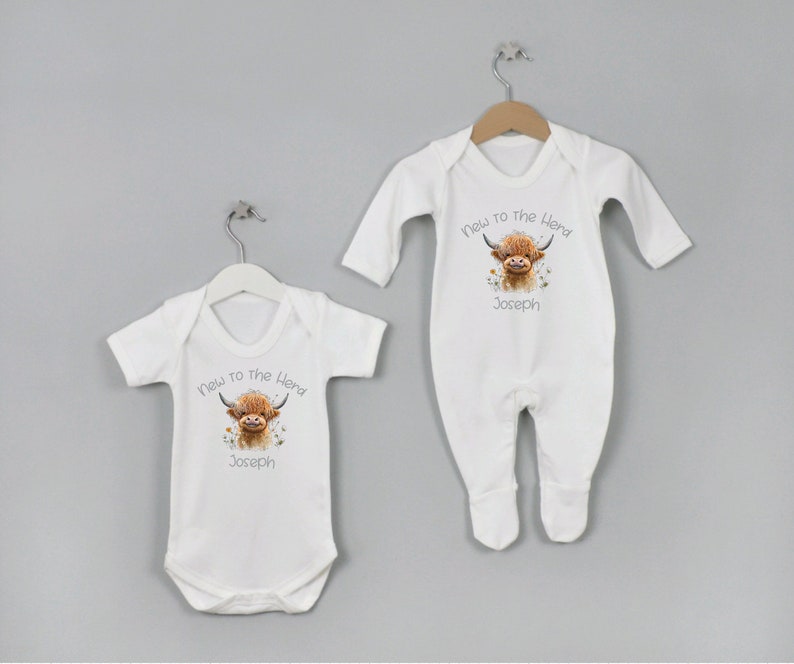 Highland Cow Baby Clothes Highland Cow Baby Boy Gift - Etsy