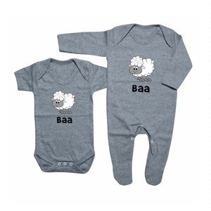 Sheep Baby Clothes - Cute Sheep Romper - Sheep Bodysuit - Sheep Newborn Gift Idea