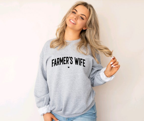 Farmers Wife Jumper Ladies Farming Sweater Women s Farming Gift
