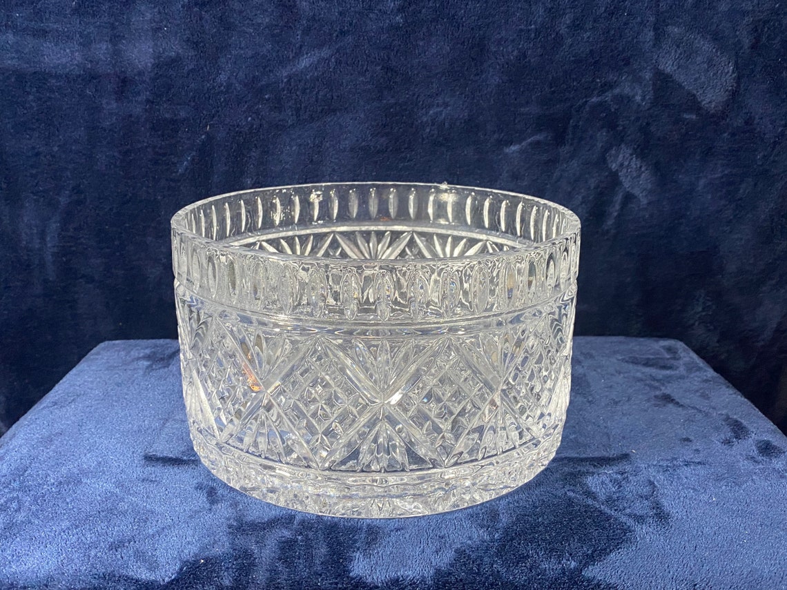 Shannon Crystal by Godinger 8.5 Dublin Crystal Serving Bowl IOB Etsy