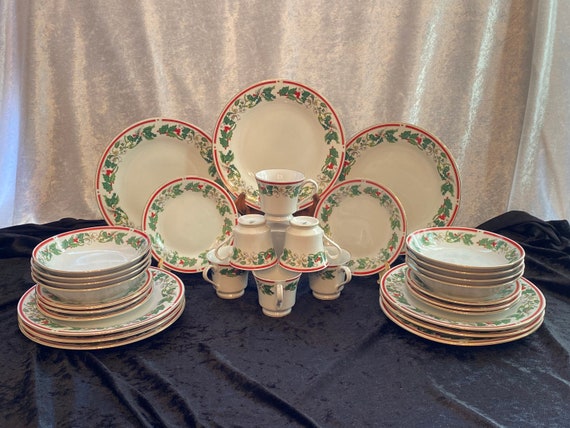 Christmas hot sale china sets
