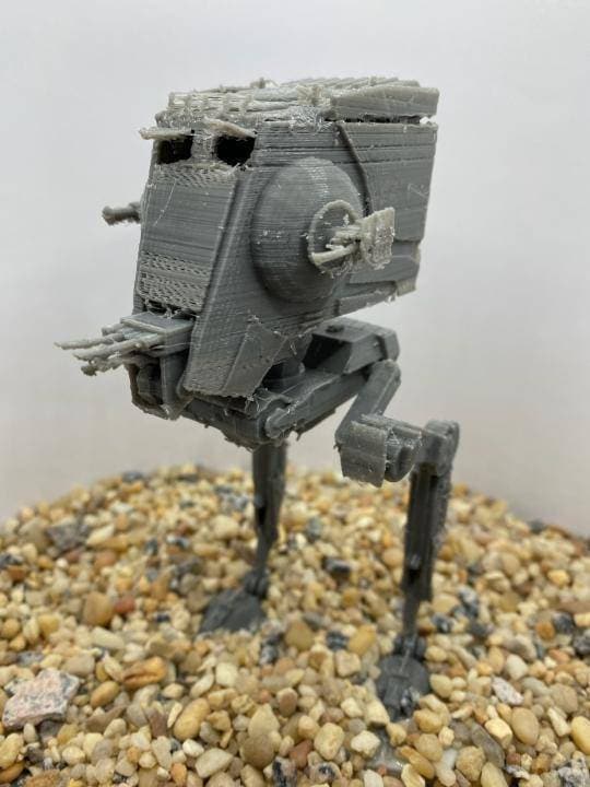 Star Wars Fish Tank Decor Millennium Falcon and At-St - Picture 10 of 12