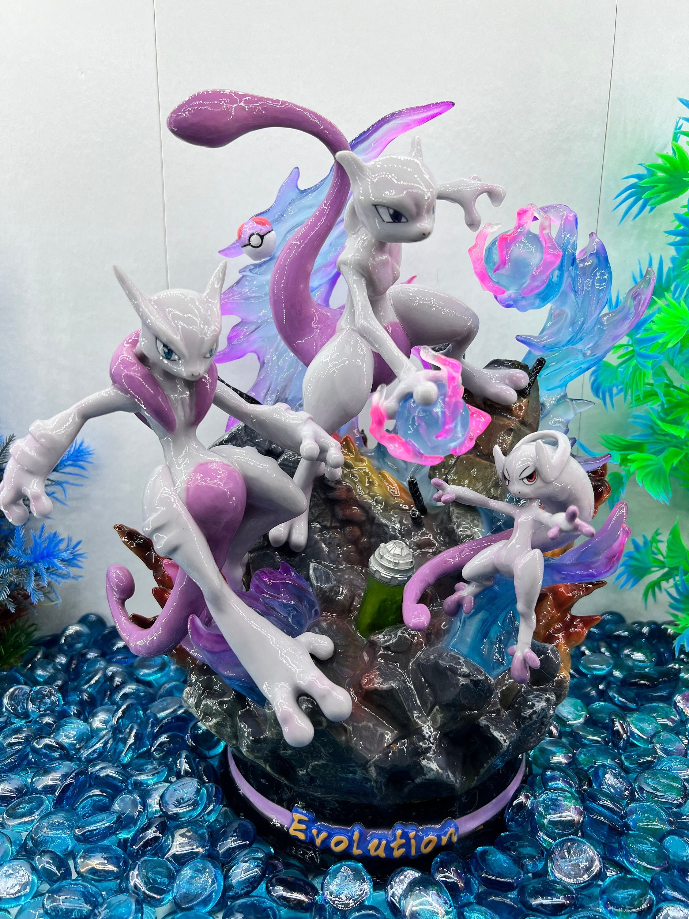 Pokemon Evolução Figuras Series, Mewtwo, Mewtwo, Mewtwo, Mega X, Mewtwo,  Mega Y, Dratini, Dragonair, Dragonite, PVC, Modelo Toy Iluminação -  AliExpress