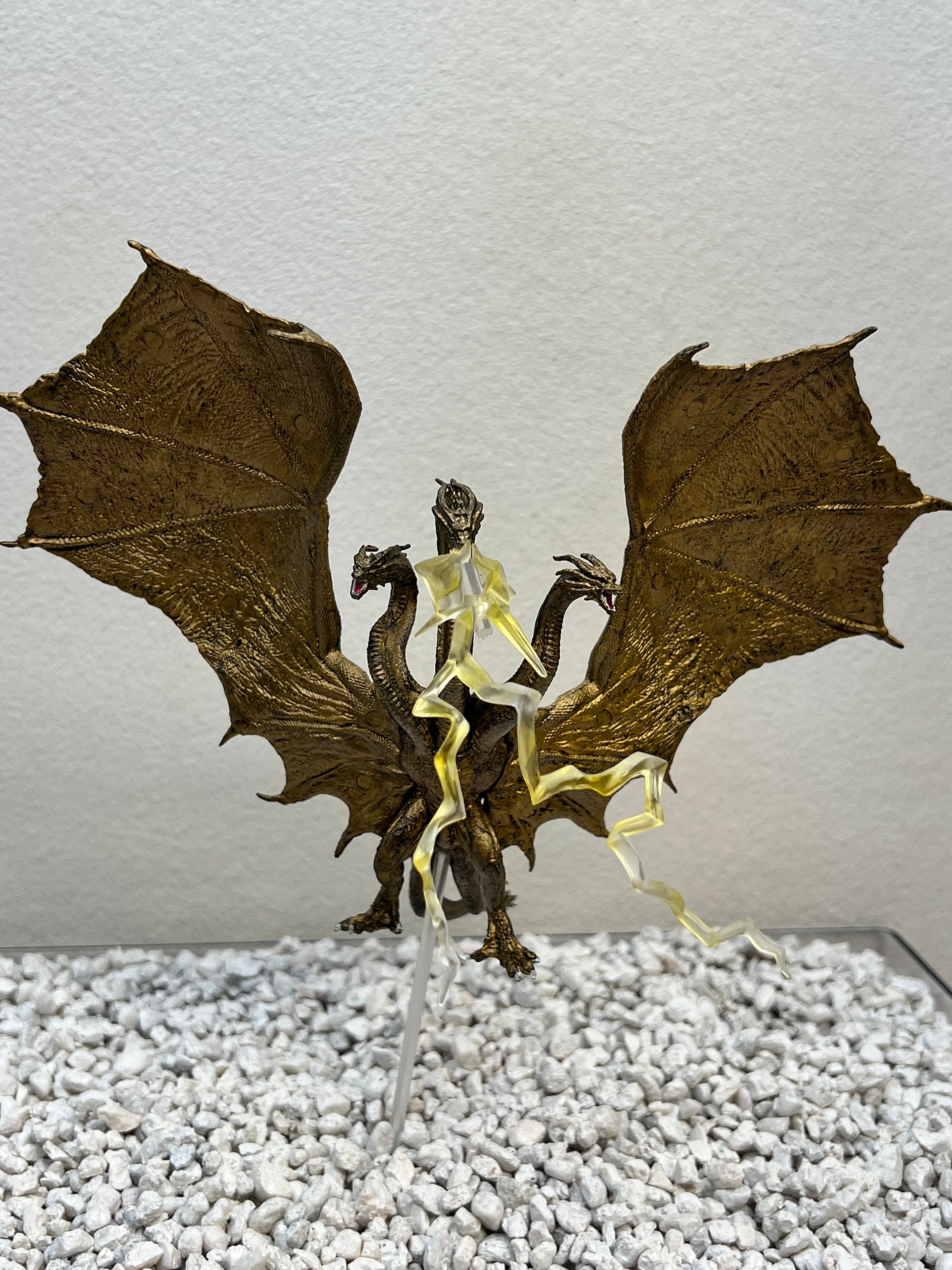 Godzilla aquarium decor