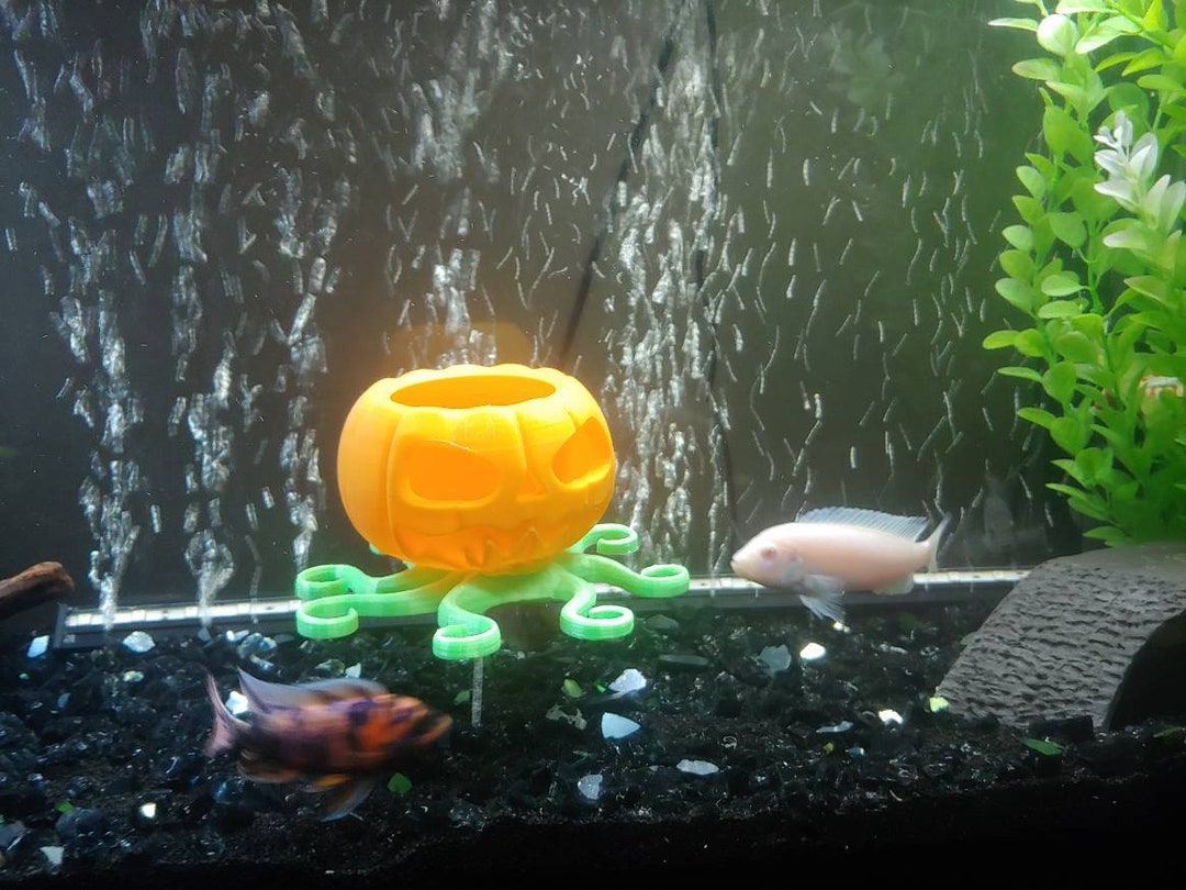 Halloween Fish Tank Decorations Etsy