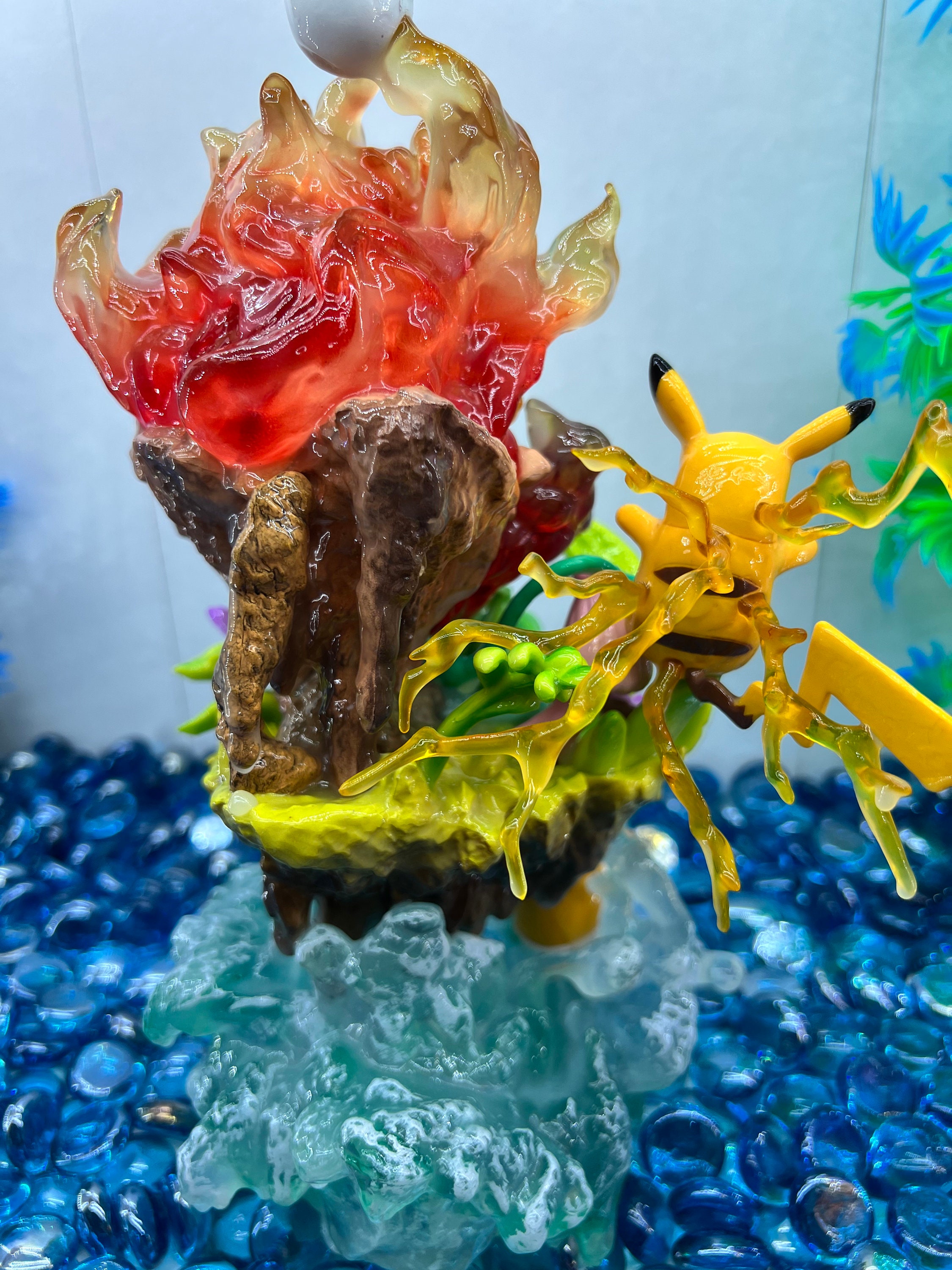 Statue Pokémon 25 Cm – Pikachu, Salamèche, Bulbizarre Et Carapuce, PVC, 2025
