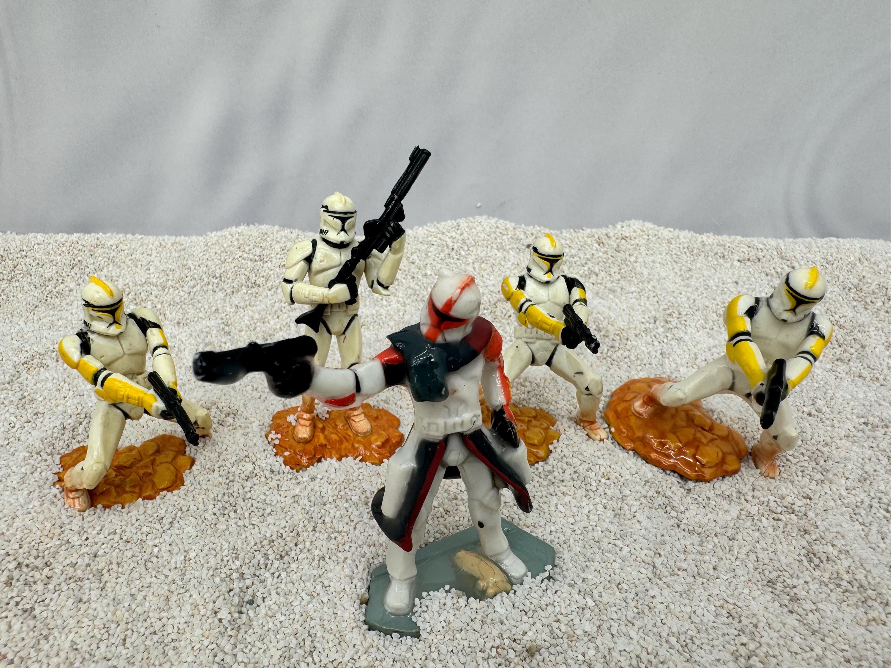 Clone Trooper Figurine Set: Aquarium Safe Decor