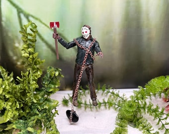 Jason Voorhees aquarium decor