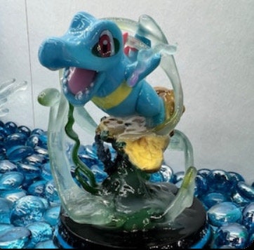 Pokemon Aquarium Starter Figures, Safe Fish Tank Decor