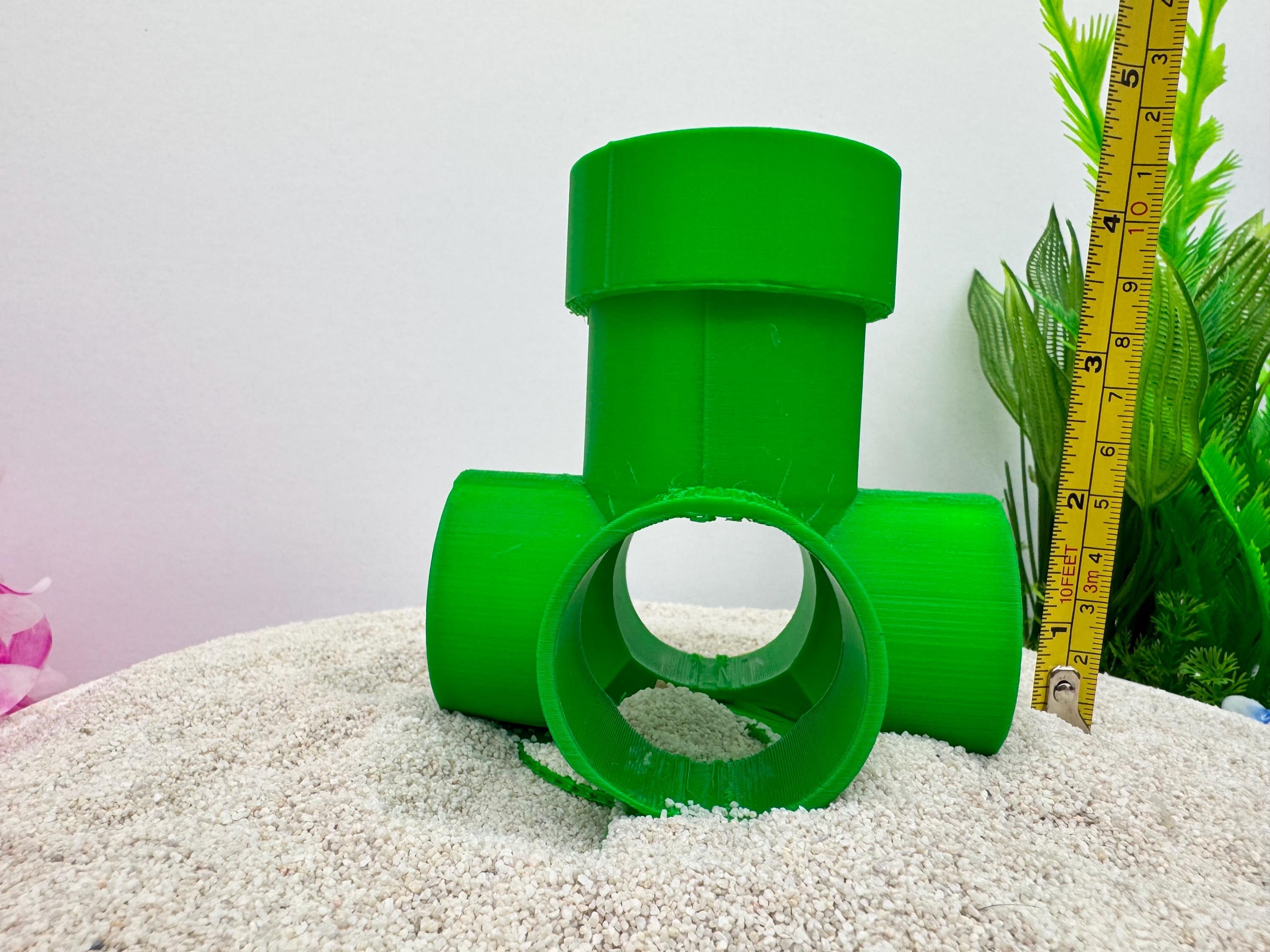 Mario Aquarium Decor: Food-Safe Fish Tank Castle