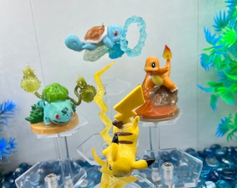 Bulbasaur, Charmander, Squirtle