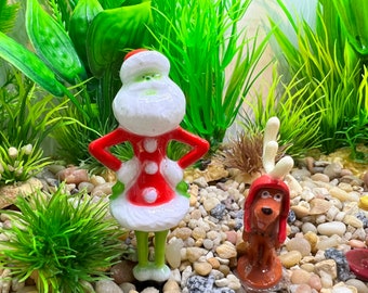Christmas Aquarium Decor