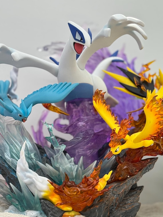 ポケモン デラックスフィギュア ルギア/ファイヤー/サンダー デラックスフィギュア ポケモン 4体 ルギア/ファイヤー/サンダー/フリーザー コミック・アニメ