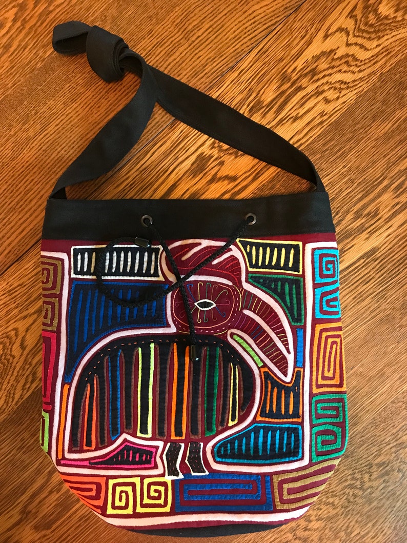 Vintage Mexican Shoulder Bag or Satchel Heavyweight Canvas Etsy