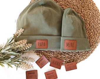 Geschwister Beanie personalisierbar in vielen Farben - Großer Bruder oder Große Schwester? Zeigt allen, dass ihr zusammengehört!