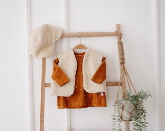 Cuddly teddy vest for babies and toddlers | Organic cotton | Warming and sustainable
