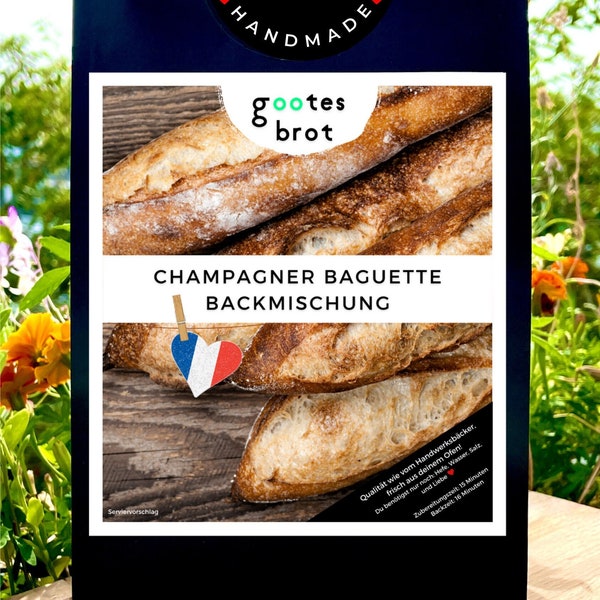 gootes brot Backmischung Champagner Baguette