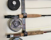 Fly Fishing Rod Holder, Fishing Pole Holder, Fishing Rod Display, Fishing  Gifts for Men, Fishing Decor, Wall Mounted 