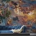 Greek Mythology Self-Adhesive Wallpaper: Renaissance Basilica Mural