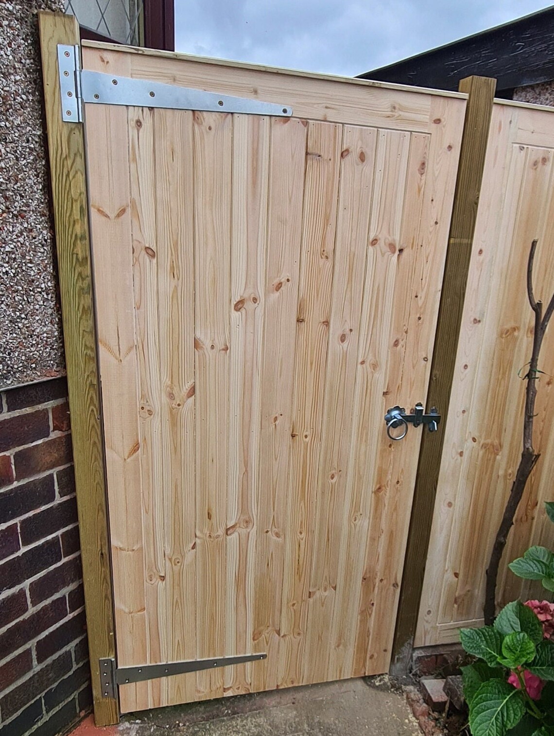 Wooden Garden Gate Straight Top Bespoke Sizes Available Etsy UK
