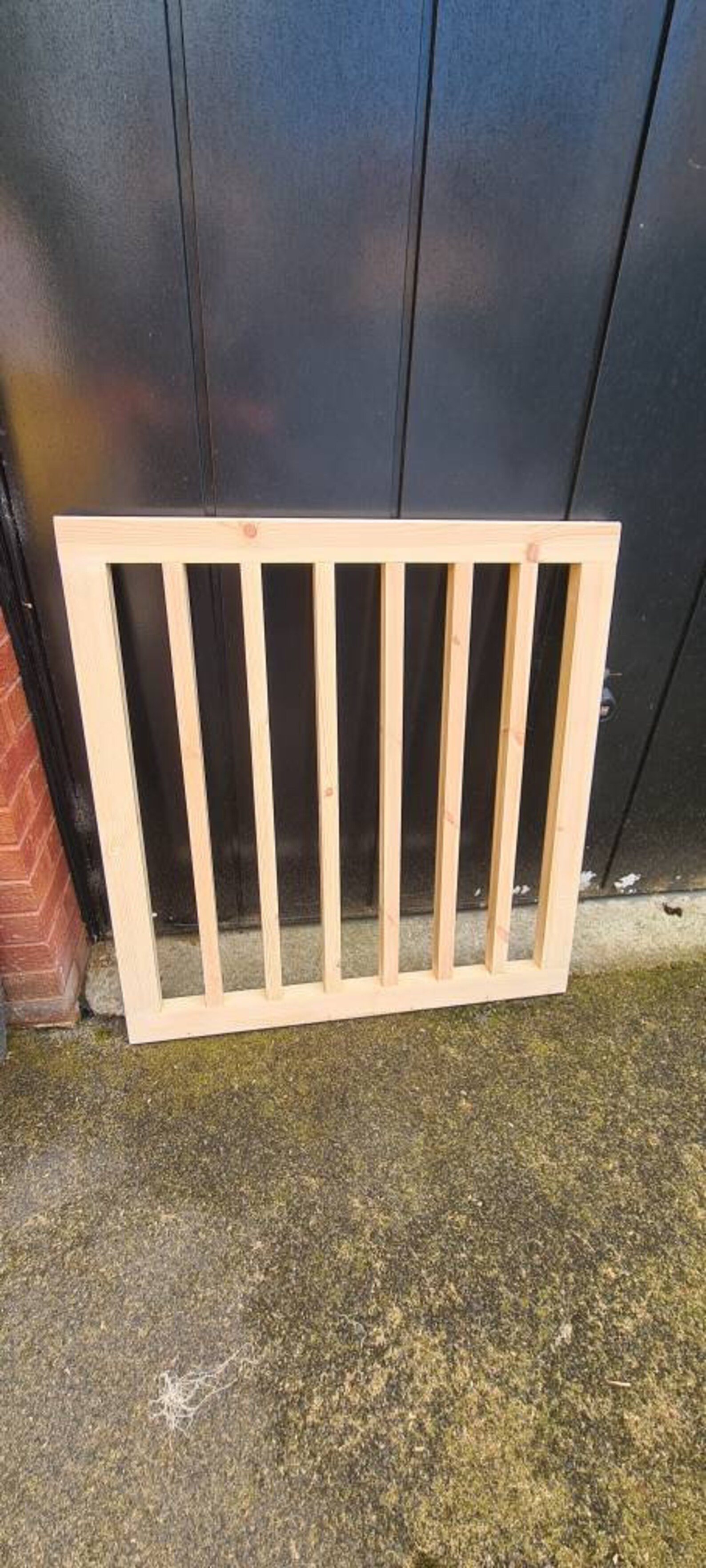 Wooden Baby Gate Bespoke Stair Gate Unpainted Etsy