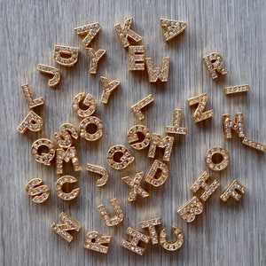 Gold Luxury A To Z Letters Loved Ones Croc Charms – crocs-charms-shop