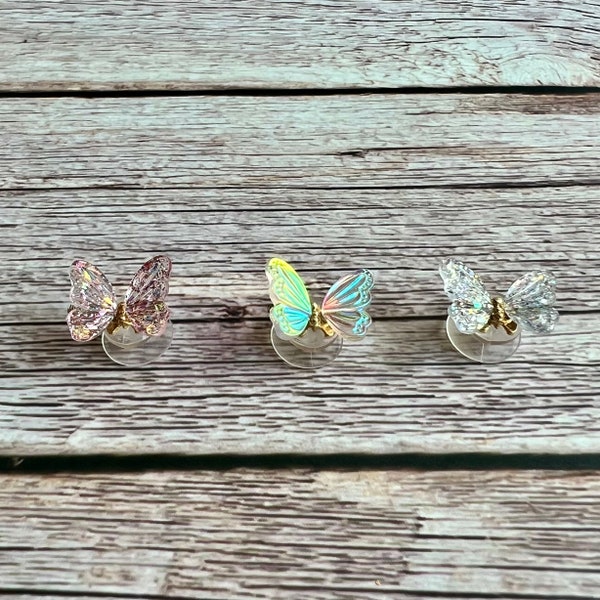 Fluttering Butterfly Shoe Charms