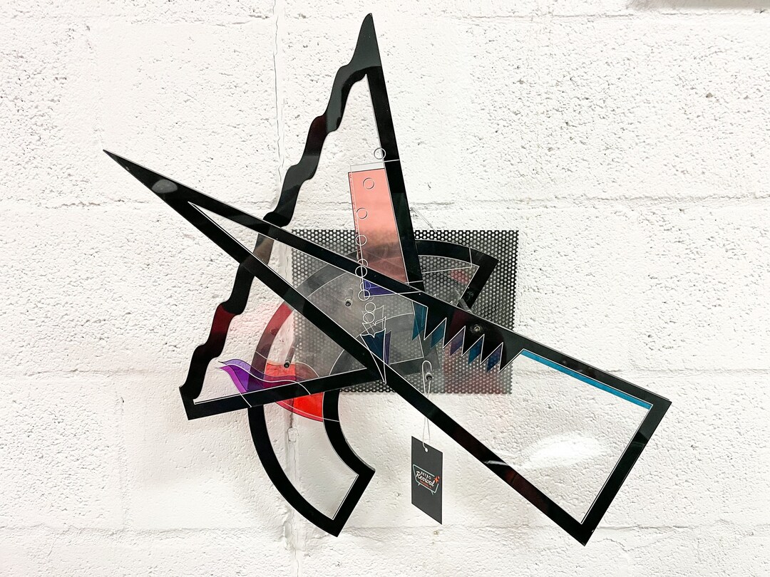 Vintage Post Modern 1980s Wall Art Sculpture - Etsy