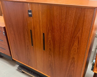 Westnofa Teak Gentlemen’s Chest Highboy Dresser - Mid Century Modern - Vintage