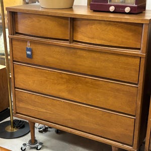 Mid Century Modern Harmony House Highboy Dresser - Vintage